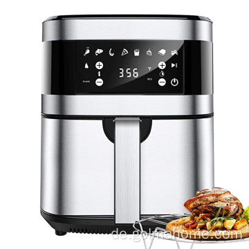 elektrische Lufttopf-Fritteuse 5.5L Luftfritteuse Zuhause mit multifunktionalem 0iless Air Fryer-Ofen